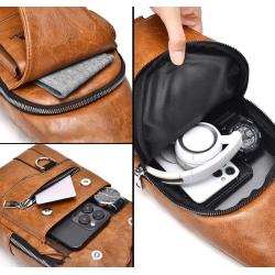 XL050 7 Colours Hot Sell Luxury Style Anti Water Crossbody Bag Large Capacity Men's Chest Bag Durable Young Person Shoulder Bag