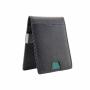 Minimalist nice carbon leather slim card holder wallet rfid id card holder wallet