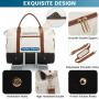 LOVEVOOK High quality 2pcs/set Travel Duffel Bag for Women Waterproof Large stylish weekender duffle Bag with Toiletry Pouch