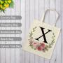 Gelory Recycled Large Book Tote Gift Bag Eco Friendly Women Canvas Tote Bags Reusable Grocery Shopping Bags
