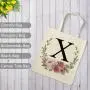 Gelory Recycled Large Book Tote Gift Bag Eco Friendly Women Canvas Tote Bags Reusable Grocery Shopping Bags