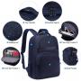 2022 LOVEVOOK new arrival Bookbag Vintage school bags large anti-theft waterproof women Travel Daypack 15.6in laptop backpacks