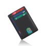 Leather Card Holder Men's Slim Card Holder Wallet RFID Blocking Leather Card Holder