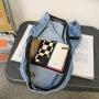 Large capacity denim backpack, new fashionable backpack