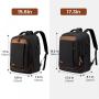 LOVEVOOK Large Daypack with USB Port School Computer Bag 17 Inch Laptop Business College Bookbag for Men Women Travel Backpack