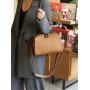 Genuine leather new versatile and fashionable top layer cowhide single shoulder crossbody bag
