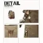 XL063 Retro Customised Styles Drawstring Flap Shoulder Bag European American Style Anti Water Fashion Outdoor Sports Backpack