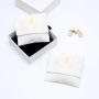 Custom Jewelry Bag Mini Brush Canvas Dust Jewelry Pouch Small Luxury Flap Envelope Pouch For Necklace