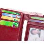 Short Women's Wallet Female Purses Vintage Card Holder Red Wallets Genuine Leather Clutch Money Bag Pu Leather Wallet carteras para mujer