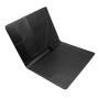 Black eco-frienly vegan leather portfolio file folder leather portfolio a4