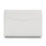 Vegan leather PU saffiano leather front pocket card wallet rfid blocking card holders