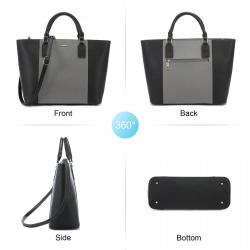 Lovevook 2021Factory Ready to Ship PU Leather Women's Handbag shopping Tote Bag Clutch purse Coin Pocket 3 Pcs Lady Handbag Set