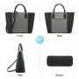 Lovevook 2021Factory Ready to Ship PU Leather Women's Handbag shopping Tote Bag Clutch purse Coin Pocket 3 Pcs Lady Handbag Set