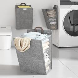 HR235 New Foldable Home Dormitory Multifunctional Organization Storage Wall Hanging Clothes Laundry Basket Dirty Clothes Basket