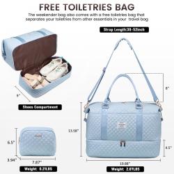 LOVEVOOK Hot Sale Overnight Carry on Duffel Handbags Fashion Quilted Luggage Suitcase Sets Pink Travel Duffle Gym Bags for Women