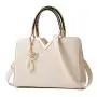 OEM836-1 New Women Crossbody Shoulder Bags PU Leather V-shaped Opening Design Women Handbags Ladies Tote Bag With Pearl Ring
