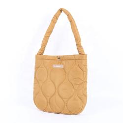 CHANGRONG Custom Personalized Quilted Puffy Shopping Tote Bag Women's Handbag