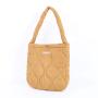 CHANGRONG Custom Personalized Quilted Puffy Shopping Tote Bag Women's Handbag