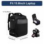ZF049 Customized Business Boarding Bag Polyester Waterproof Outdoor Travel Organizer Bag Men Shoulders Computer Backpack USB