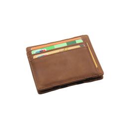 Factory wholesale magic wallet premium leather minimalist magic wallets for men custom