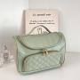 ODM OEM NEW Arrival 2023 Aopiya wholesale costom pu leather luxury travel cosmetic bag cases simple makeup bag