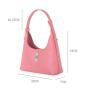 Manufacturer Luxury Mini Bags Women's Half Moon Underarm Bags Ladies Handbags Custom Genuine Leather Ladies Shoulder Bags