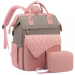 15.6 17 Inch Computer Business Backpacks School Bookbag Teacher Doctor Nurse Bags for Work Laptop Backpack Purse for Women