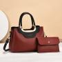 2024 Sequin leather 2 pieces Shoulder bags set luxury designer women's handbags come with a wallet
