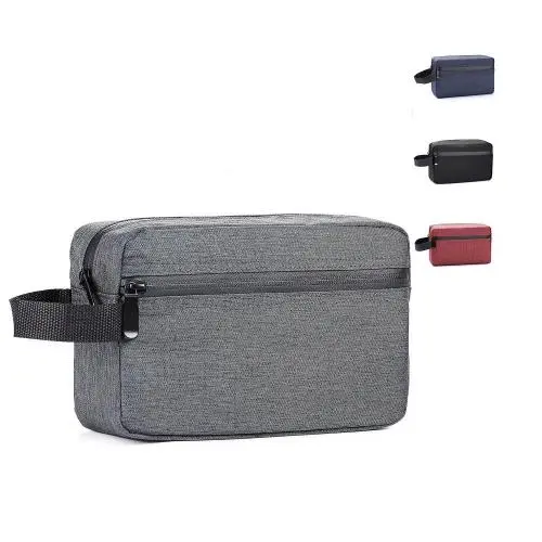 Portable Cosmetic Organizer Pouch Travel Shaving Dopp Kit Waterproof Toiletry Bag For Men