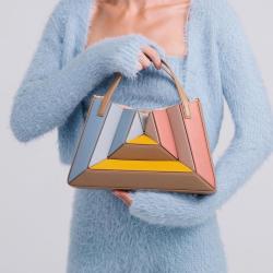 KBW712 Women Bag Contrasting Color Patchwork Handbag New Product Underarm  High-quality Ladies  Drawstring Diagonal Cross Bag