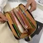 HR498 New PU Leather Wallet for Women Coin Wallet Female Retro Pattern Luxury Handbag Ladies Evening Party Handheld Card Purse