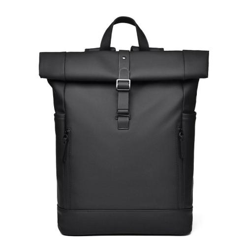 ZX082 Waterproof College Roll Top Bag Trade Student Backpack Shoulder Knapsack Laptop Travel Backpacks School Bags For Men