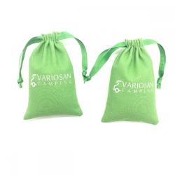 Wholesale Custom Logo Printing Personalized Cotton Linen Drawstring Bag Small Muslin Cotton Gift Cosmetic Jewelry Pouch
