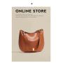 Luxury Genuine Leather Ladies Bucket Bag Designer Shoulder Bags Tote Woman Bag 2021