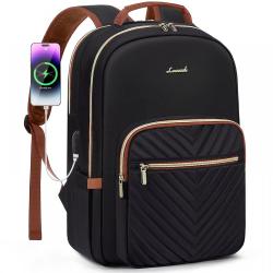 LOVEVOOK Luxury Nylon Teen College School Bookbags Waterproof Business 15.6 17 Inch Travel Laptop Backpacks Bags for Women Girls