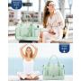 LOVEVOOK Travel Luggage Duffel Bag with USB Port Carry on Weekender Bags with Shoe Compartment Toiletry Purse Gym Bag for Women
