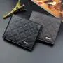 OME827 Customize Design Slim Coin Purse New ID Credit Card Holder Short PU Leather Thin Wallet For Men Tri-fold Coin Purse
