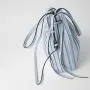 2024 Custom Wrinkle Drawstring Crossbody Bag Fashion Vegan Leather Cross Body Bucket Bags