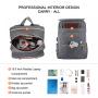 LOVEVOOK hot sale brand custom  Backpack fashion casual  Work Bag with USB Port Travel School Bag Laptop Backpacks