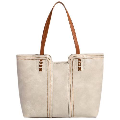 KBW718 Ladies Large Capacity Soft Leather Tote Bag New Fashion High Quality Business Bag Simple Shoulder Women Bag