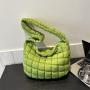 Korean popular bag female 2024 new cloud pleated bag large capacity shoulder armpit personality lightweight female bag