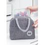 Gelory Portable Zipper Lunch Tote Bag for Women Lunch Box Insulated Lunch Container Bag