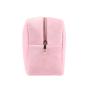 Super Soft Japanese Style Personalized Custom Wholesale Makeup Pouch Women Velvet Initial Terry Cloth Towel Cosmetic Bag