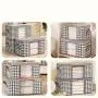 SN039 Foldable Clothes Organizer Storage Containers for Organizing Bedroom Closet Clothing Comforter Organization