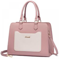 LOVEVOOK 2024 New Design Fashion Tote Shoulder Bag PU Leather Satchel Top Handle for Ladies Luxury Purses and Handbags for