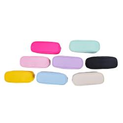 Back to School Gift Eco-friendly Colorful Cute Pencil Bags Kids School Pencil Pouch Pen Bag Girls Boys Nylon Pencil Pouch