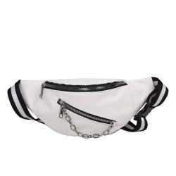 Version of street trend Fanny pack 2024 new simple lightweight wide strap cross-body chest bag casual single shoulder bag