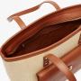 High Quality Vegan Leather Women Shoulder Bag Woven Ladies Handbags Customized Logo Tote Bag