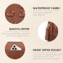 LOVEVOOK Waterproof Protective PU Leather Computer Sleeve Case Compatible with MacBook Air/Pro 13 in Notebook Laptop Sleeve Bag