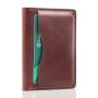 RFID blocking leather card holder bifold wallet credit card holder genuine leather bifold card holder for men